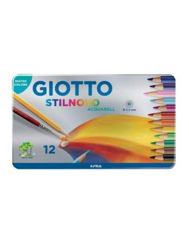 Pastello Supermina - mina 3,8 mm - colori assortiti - Giotto - astuccio 24  pezzi su