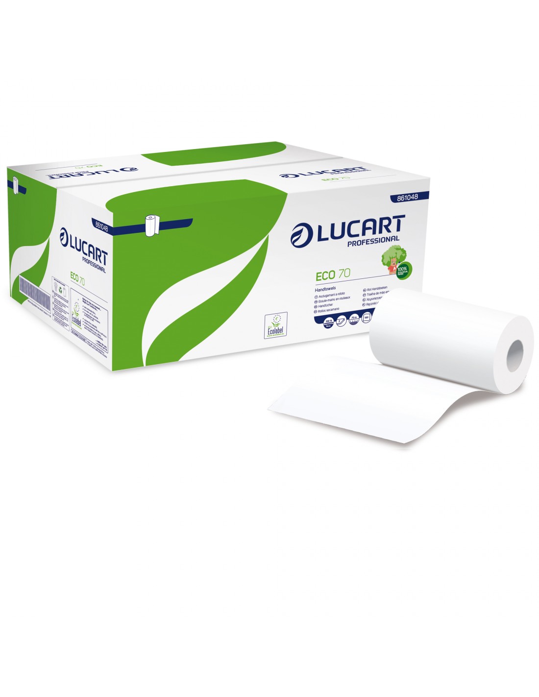 Asciugatutto ecologico con imballo in carta riciclata